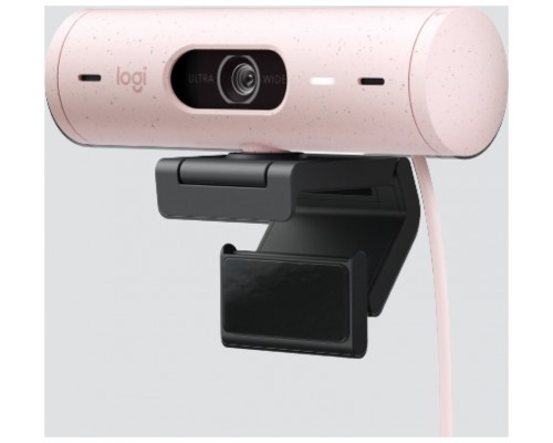 Webcam logitech brio 500 rosa full