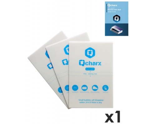 Laminas proteccion frontales qcharx hidrogel antiblue