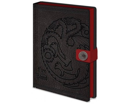 Cuaderno premium a5 targaryen juego tronos