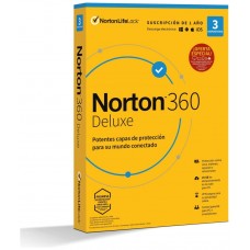 NORTON 360 Deluxe 25GB ES 1us 3 dispositivos 1A