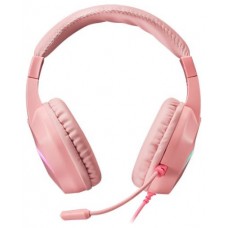 Mars Gaming MH122 Rosa, Cascos Gaming FRGB Over Ear con Micrófono, Sonido HiFi, Cancelación de Sonido, Ultraligeros, PS4 PS5 Xbox Switch Tablet Windows Mac