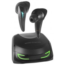 Mars Gaming MHI-ULTRA Negro Auriculares Inalámbricos TWS RGB Flow Bluetooth 5.3 Triple Cancelación Ruido 24H Batería