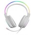 Mars Gaming MHRGBW Auriculares Chroma RGB Flow Micrófono Sonido Espacial Blanco