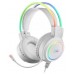 Mars Gaming MHRGBW Auriculares Chroma RGB Flow Micrófono Sonido Espacial Blanco