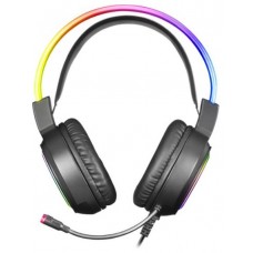 Mars Gaming MHRGB, Cascos Gaming RGB + Micro Flexible, Negro