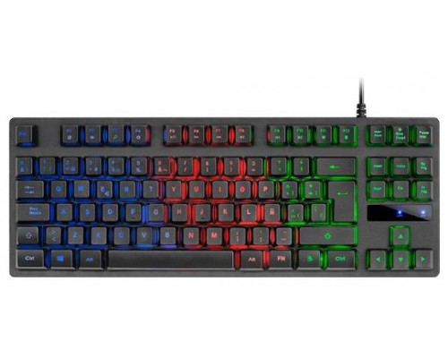 Mars Gaming MK02 Negro Teclado Gaming H-Mech FRGB TKL Antighosting Idioma Español