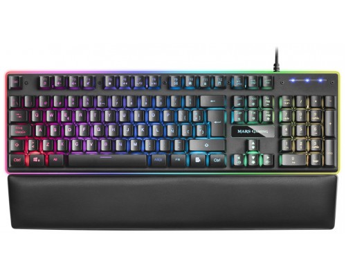 MARS GAMING MK320 FULL RGB H-MECHANICAL KEYBOARD, PADDED PALMREST - SPANISH