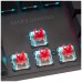 Mars Gaming MK422 Negro Teclado Gaming RGB Switch Mecánico Azul Idioma Portugués