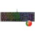 Mars Gaming MK422 Negro Teclado Gaming RGB Switch Mecánico Rojo Idioma Portugués