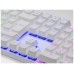 Mars Gaming MK422 Blanco Teclado Gaming RGB Switch Mecánico Azul Idioma Español