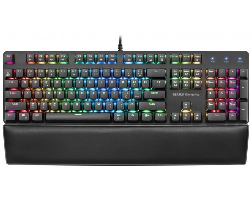 Mars Gaming MK5 teclado USB QWERTY Portugués Negro