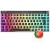 Mars Gaming MKCLOUD Teclado Inalámbrico RGB Negro Switch Rojo Portugués