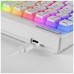 Mars Gaming MKCLOUD Teclado Inalámbrico RGB Blanco Switch Marrón Portugués