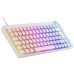 Mars Gaming MKCLOUD Teclado Inalámbrico RGB Blanco Switch Marrón Portugués