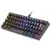 Mars Gaming Teclado MKMINI RGB SQ RED FRENCH