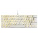 TECLADO MECANICO ULTRA COMPACTO MARS GAMING MKMINI WHITE FULL RGB CHROMA SWITCH OUTEMU PRO BLUE