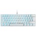 TECLADO MECANICO ULTRA COMPACTO MARS GAMING MKMINI WHITE FULL RGB CHROMA SWITCH OUTEMU PRO BLUE