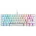 TECLADO MECANICO ULTRA COMPACTO MARS GAMING MKMINI WHITE FULL RGB CHROMA SWITCH OUTEMU PRO BLUE