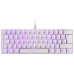 Mars Gaming MKMINIWRES Blanco Teclado Mecánico RGB Ultra-Compacto Switch Rojo ES