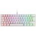 Mars Gaming MKMINIWRES Blanco Teclado Mecánico RGB Ultra-Compacto Switch Rojo ES