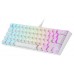 Mars Gaming MKMINIWRES Blanco Teclado Mecánico RGB Ultra-Compacto Switch Rojo ES