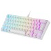 Mars Gaming MKMINIWRES Blanco Teclado Mecánico RGB Ultra-Compacto Switch Rojo ES