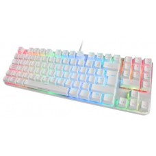 Mars Gaming MKREVOPRO Blanco, Teclado Gaming Mecánico TKL + Pad Numérico, Español