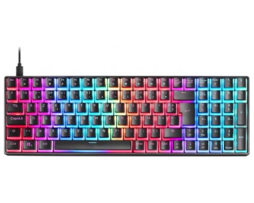 Mars Gaming MKULTRA Teclado Mecánico Negro RGB Compacto 96% Switch Outemu SQ Azul Español