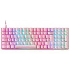 Mars Gaming MKULTRA Teclado Mecánico Rosa RGB Compacto 96% Switch Outemu SQ Marrón Español