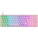 Mars Gaming MKULTRA Teclado Mecánico Rosa RGB Compacto 96% Switch Outemu SQ Marrón Español