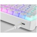 Mars Gaming MKULTRA Teclado Mecánico Blanco RGB Compacto 96% Switch Outemu SQ Azul Español