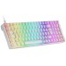 Mars Gaming MKULTRA Teclado Mecánico Blanco RGB Compacto 96% Switch Outemu SQ Azul Español