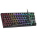 MARS GAMING MKXTKL 5 LED TKL MECHANICAL KEYBOARD OUTEMU SQ BLUE, PALMREST, SP