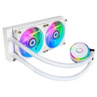 Cooler Master MasterLiquid PL240 Flux White Edition Carcasa del ordenador Kit de refrigeración líquida 12 cm Blanco