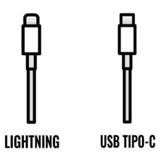 Cable original apple iphone usb tipo c a lightning - 1m  - mm0a3zm - a - blanco