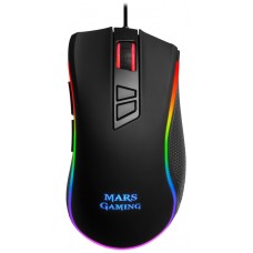 MARS GAMING MM218 GAMING MOUSE, 10.000DPI 3325PRO, CHROMA RGB LIGHTING, MECHANICAL SWITCHES, CONTROL SOFTWARE