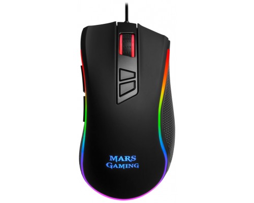 MARS GAMING MM218 GAMING MOUSE, 10.000DPI 3325PRO, CHROMA RGB LIGHTING, MECHANICAL SWITCHES, CONTROL SOFTWARE