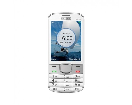 Telefono movil maxcom mm320 white 3.2pulgadas