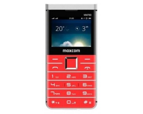 Telefono movil maxcom mm760 red 2.36pulgadas