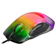 Mars Gaming MMGLOW Ratón Gaming RGB Chroma-Glow Acabado Espejo 12800 DPI Negro