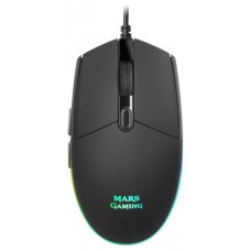 MARS GAMING MMG OPTICAL MOUSE, 3200 DPI, RGB FLOW, LIGHT, ERGONOMIC, ANTISLIDING