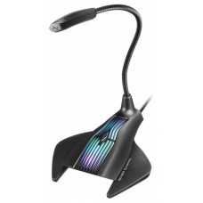 MARS GAMING MMIC RGB PRO MICROPHONE, MUTE, FLEX, USB, WIN / MAC / PS4, BLACK