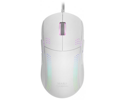 Mars Gaming Ratón MMPRO ULTRALIGHT RGB WHITE