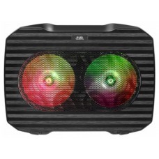 MARS GAMING MNBC0 NOTEBOOK COOLER, RGB FLOW, 2x FAN, METAL MESH, UP TO 15.6" SIZE