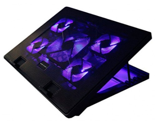 MARS GAMING MNBC2 GAMING NOTEBOOK COOLER - STAND FUNCTION - UA5 X5 FAN AIRFLOW TECHNOLOGY - RED LIGHTING