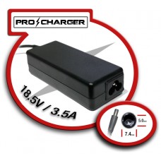 Cargador 18.5V/3.5A 7.4mm x 5mm 65w Pro Charger