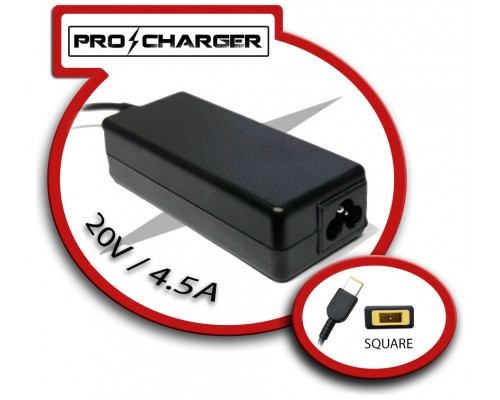 Cargador 20V/4.5A Tipo Square 90W Pro Charger