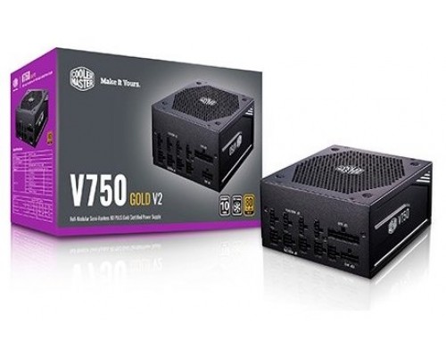 Cooler Master V750 Gold-V2 unidad de fuente de alimentación 750 W 24-pin ATX ATX Negro