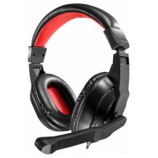 Mars Gaming MRH0 auricular y casco Auriculares Diadema Conector de 3,5 mm Negro, Rojo