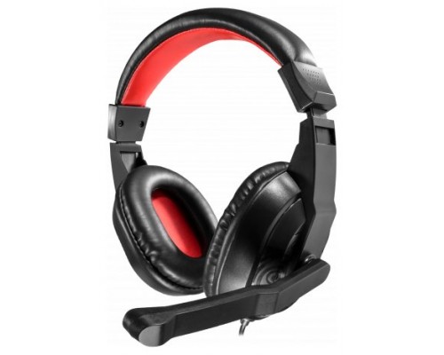 Mars Gaming MRH0 auricular y casco Auriculares Diadema Conector de 3,5 mm Negro, Rojo